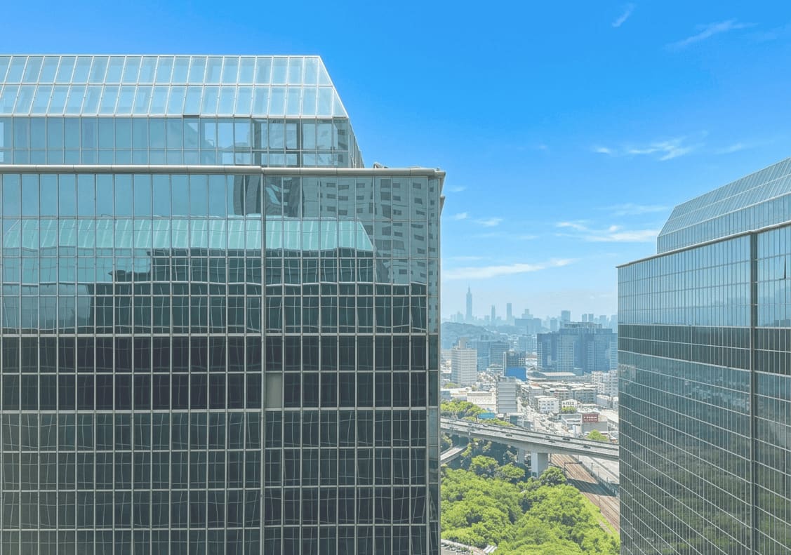 三華生技公司大樓與研發團隊合照